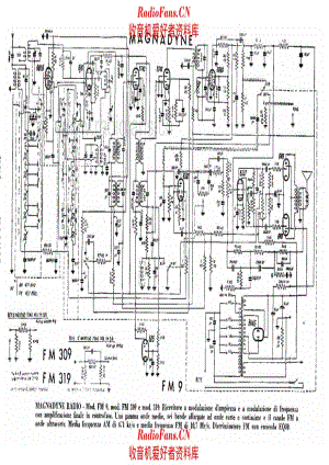 Magnadyne FM9 FM309 FM319 电路原理图.pdf