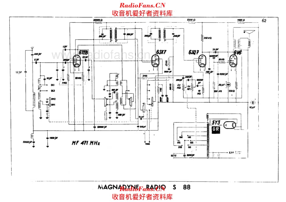 Magnadyne S88 alternate 电路原理图.pdf_第1页