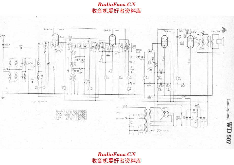 Lumophon WD507 电路原理图.pdf_第1页