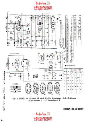 Phonola 5537 电路原理图.pdf