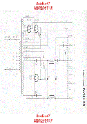 Lumophon NAH28 电路原理图.pdf