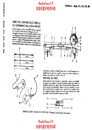 Phonola 417 575 579 580 tuning cord 电路原理图.pdf