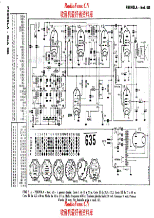 Phonola 635 电路原理图.pdf