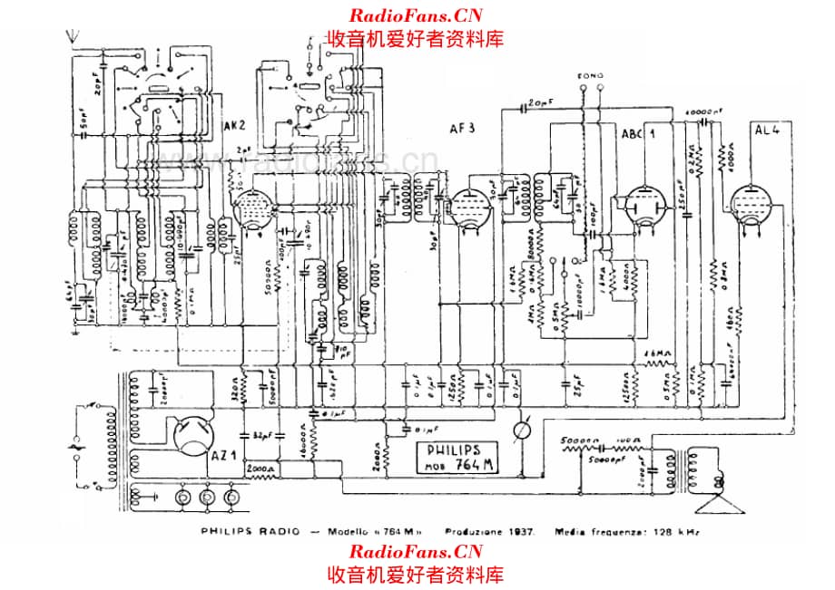 Philips 764M 电路原理图.pdf_第1页