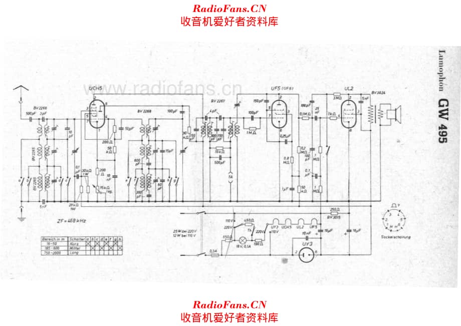 Lumophon GW495 电路原理图.pdf_第1页