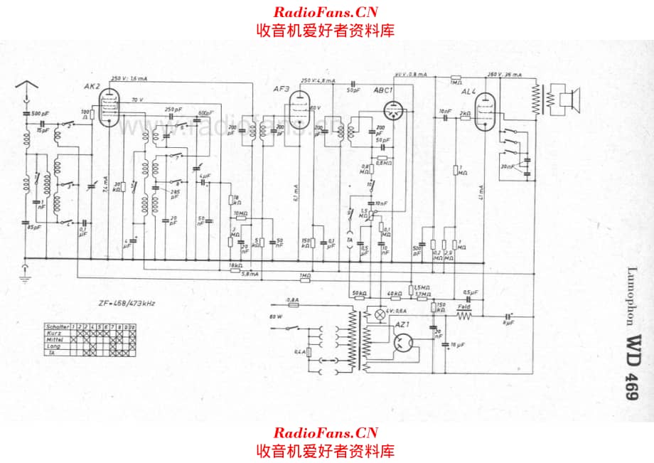 Lumophon WD469 电路原理图.pdf_第1页