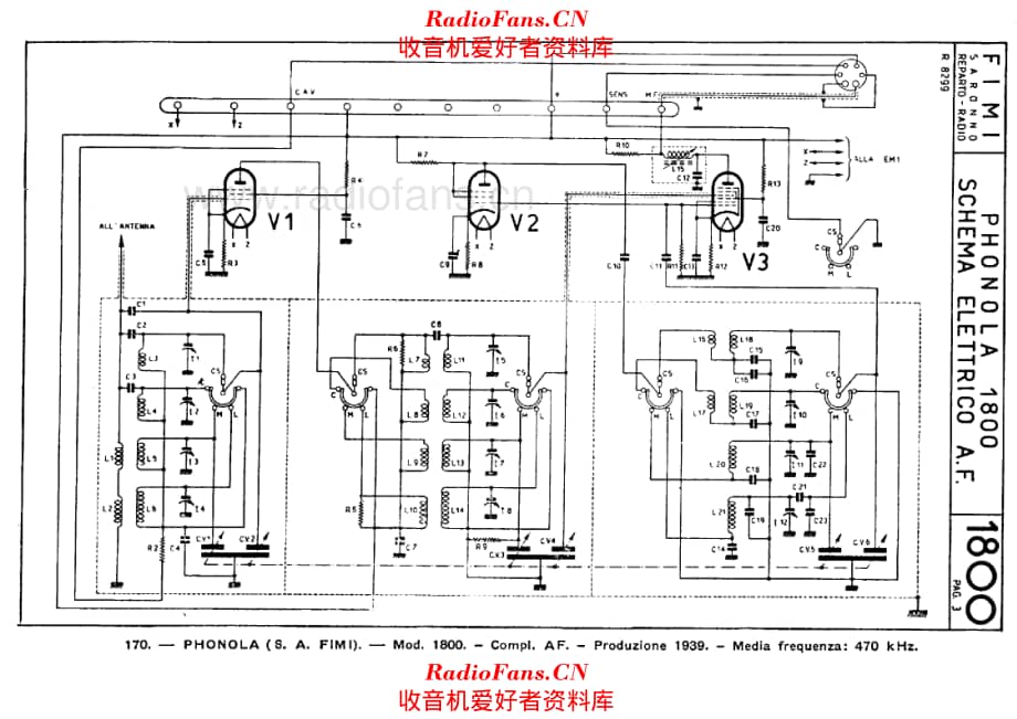 Phonola 1800 RF unit 电路原理图.pdf_第1页