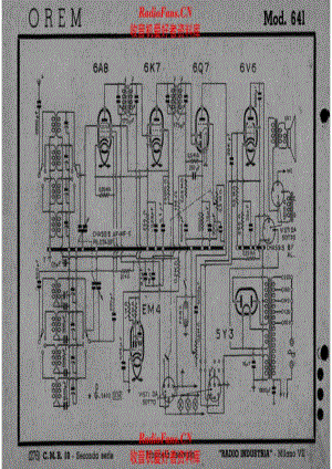 OREM 641 alternate 电路原理图.pdf