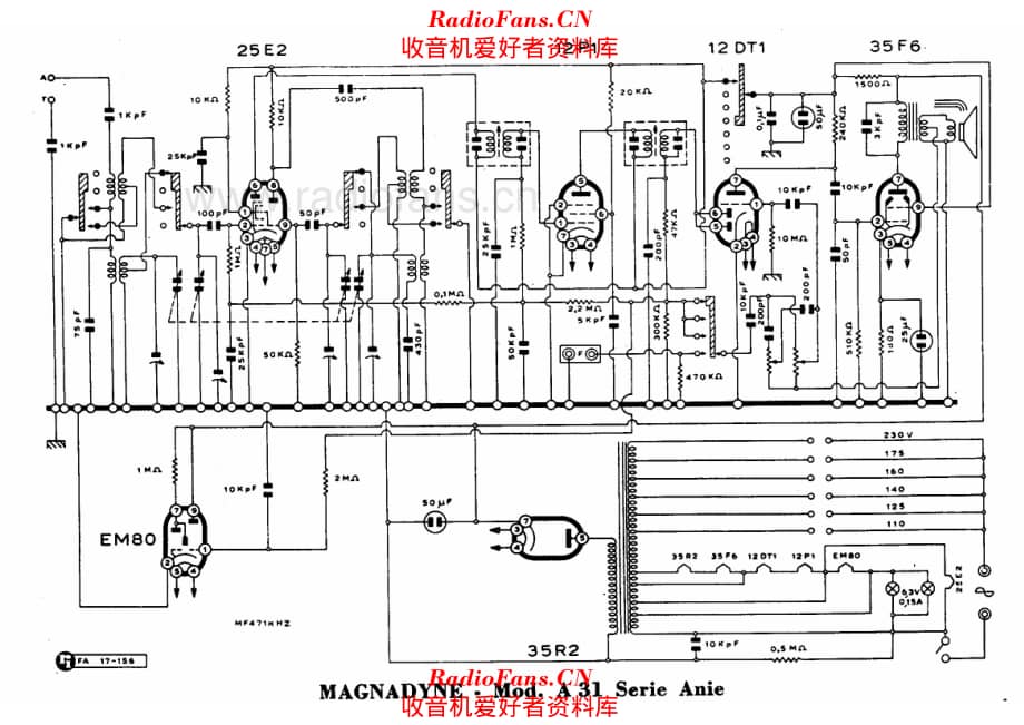 Magnadyne A31 Anie 电路原理图.pdf_第1页