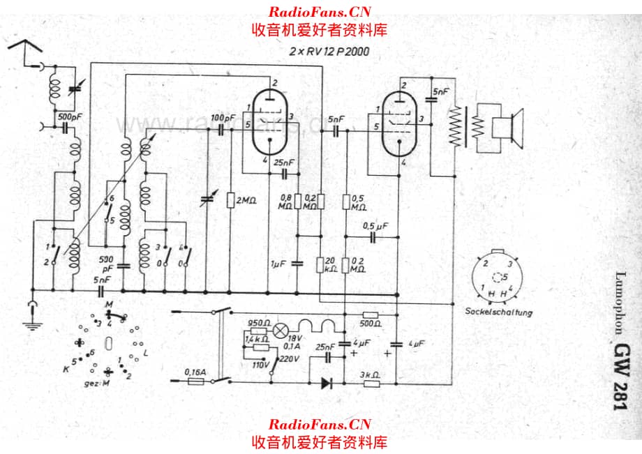 Lumophon GW281 电路原理图.pdf_第1页