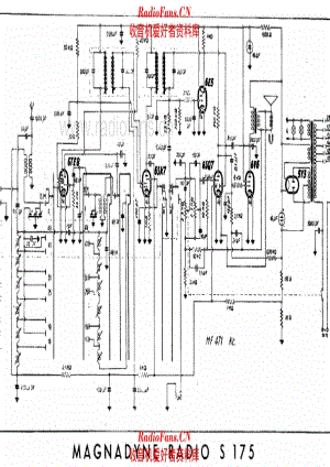 Magnadyne S175 alternate 电路原理图.pdf