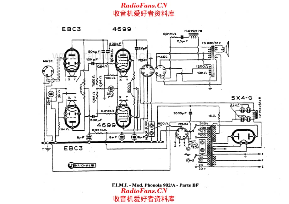 Phonola 902A LF unit 电路原理图.pdf_第1页