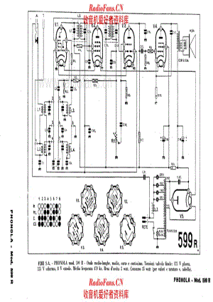 Phonola 599R 电路原理图.pdf