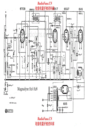Magnadyne S26 S28 电路原理图.pdf