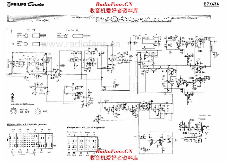 Philips B7X43 电路原理图.pdf_第1页