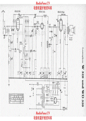 Lumophon W320 WD320 电路原理图.pdf