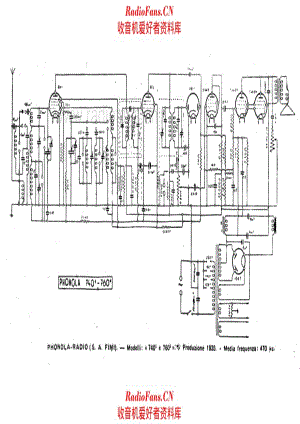 Phonola 760-1 740-1 alternate 电路原理图.pdf