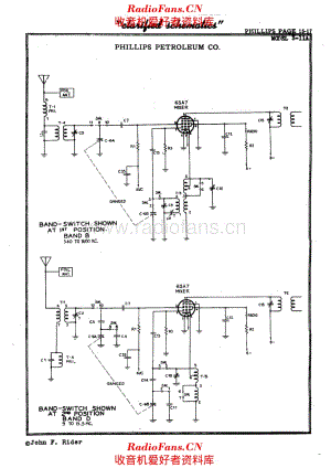 Phillips 3-11A band switch 电路原理图.pdf