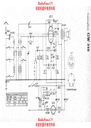 Lumophon GW310 电路原理图.pdf