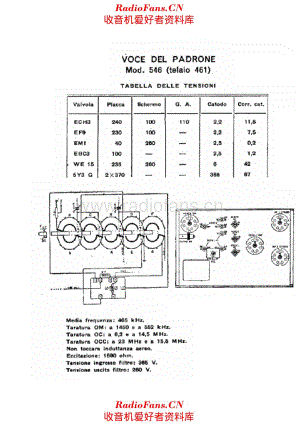 Marconi 546 voltages 电路原理图.pdf