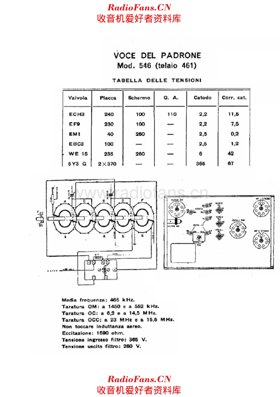 Marconi 546 voltages 电路原理图.pdf_第1页