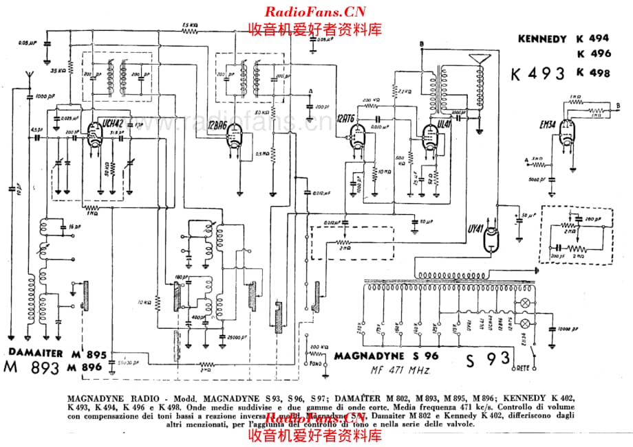 Kennedy K493 K494 K496 K498 电路原理图.pdf_第1页