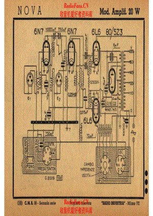 Nova 20W Amplifier 电路原理图.pdf