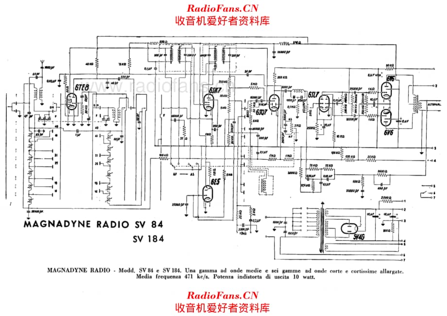 Magnadyne SV84 SV184 电路原理图.pdf_第1页