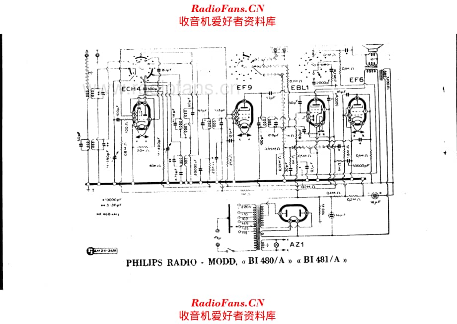 Philips BI480A_BI481A 电路原理图.pdf_第1页