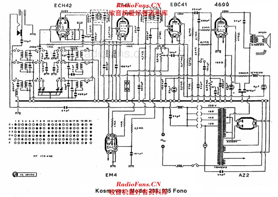 Kosmovox 235 - 935 Fono 电路原理图.pdf_第1页