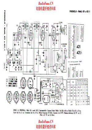 Phonola 421 421-1 电路原理图.pdf