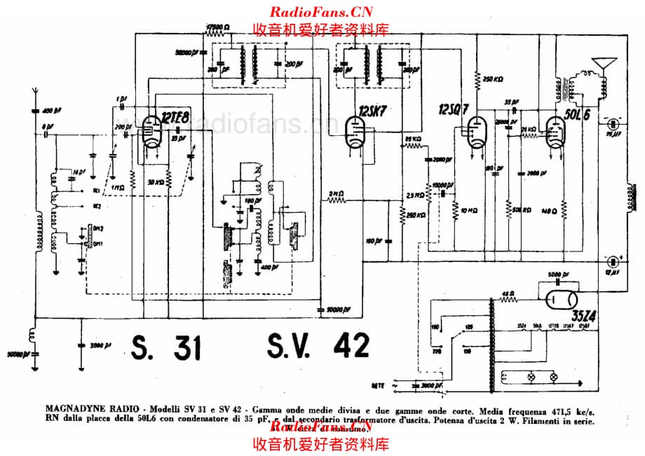 Magnadyne S31 SV42 电路原理图.pdf_第1页