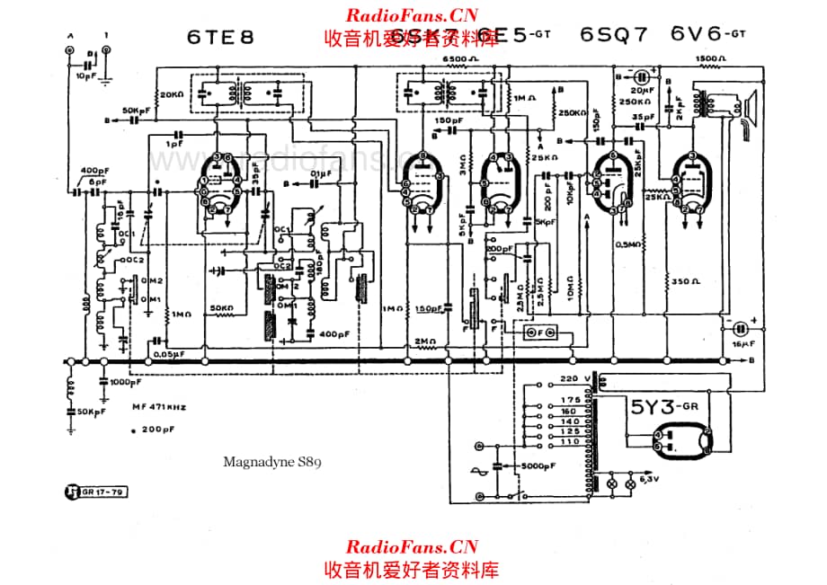 Magnadyne S89 电路原理图.pdf_第1页