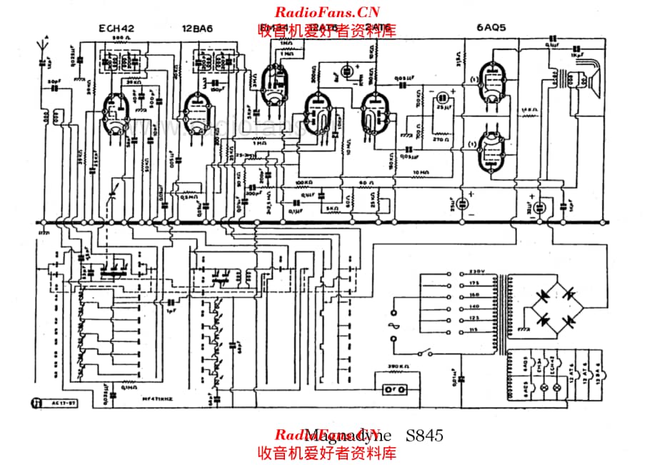 Magnadyne S845 电路原理图.pdf_第1页
