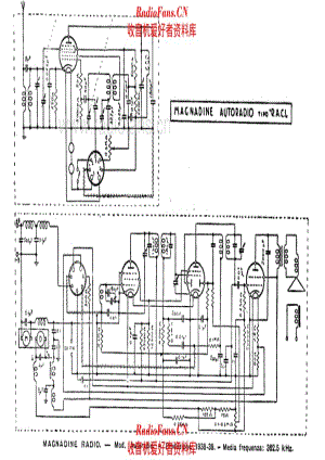 Magnadyne Autoradio RACI alternate 电路原理图.pdf