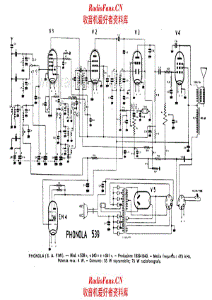 Phonola 539 电路原理图.pdf