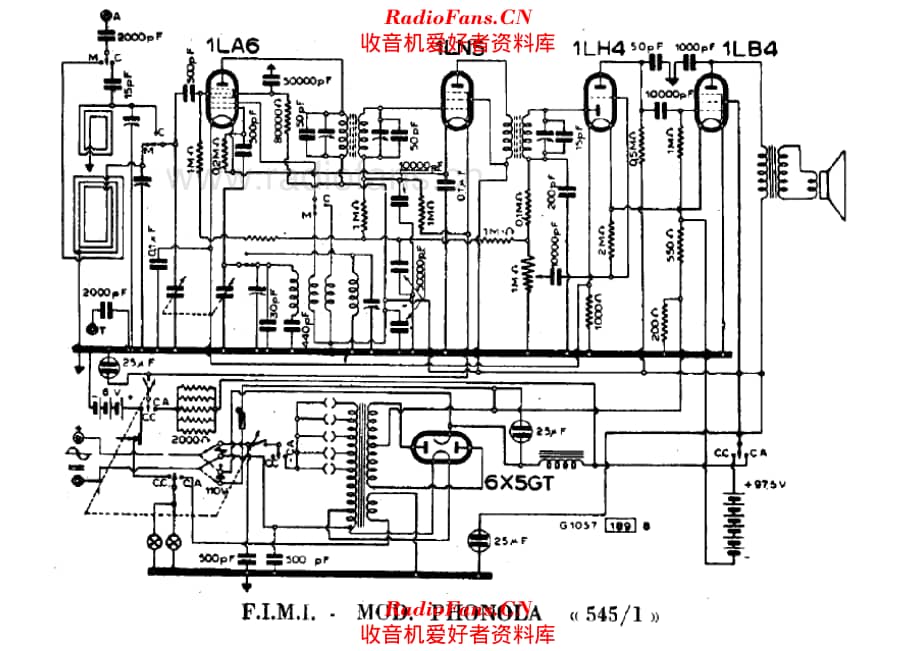 Phonola 545-1 电路原理图.pdf_第1页