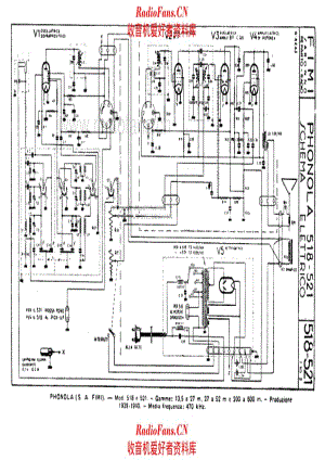 Phonola 518 521 电路原理图.pdf