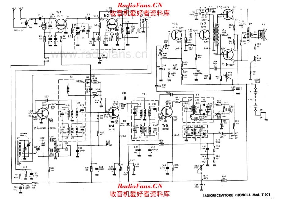 Phonola T901 电路原理图.pdf_第1页
