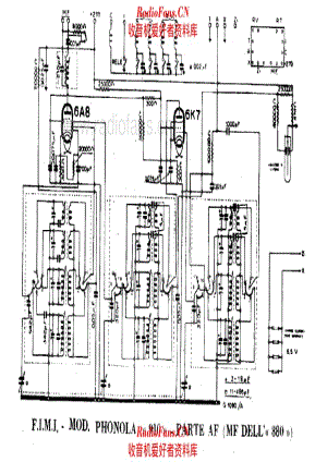 Phonola 910 RF unit 电路原理图.pdf