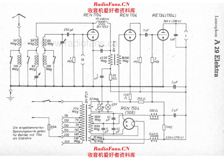 Lumophon A29 Elektra 电路原理图.pdf_第1页