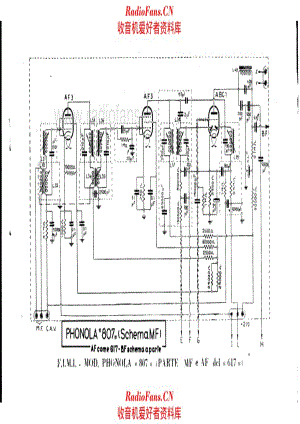 Phonola 807-MF 电路原理图.pdf