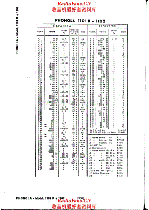 Phonola 1101R_1102-Note 电路原理图.pdf