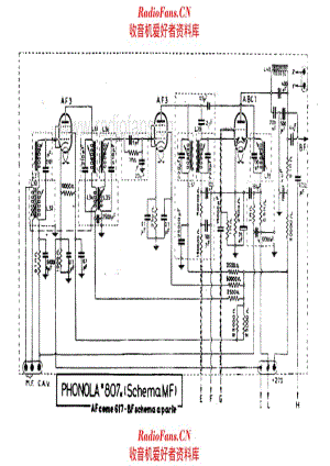 Phonola 807 IF unit 电路原理图.pdf