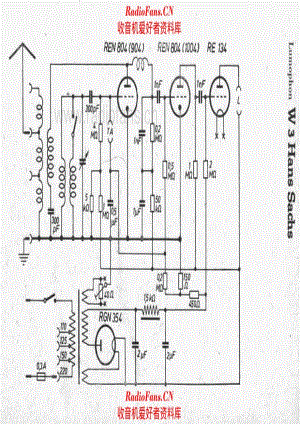 Lumophon W3 Hans Sachs 电路原理图.pdf
