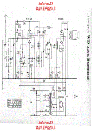 Lumophon WD220a Burggraf 电路原理图.pdf