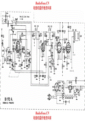 Philips BI170A 电路原理图.pdf
