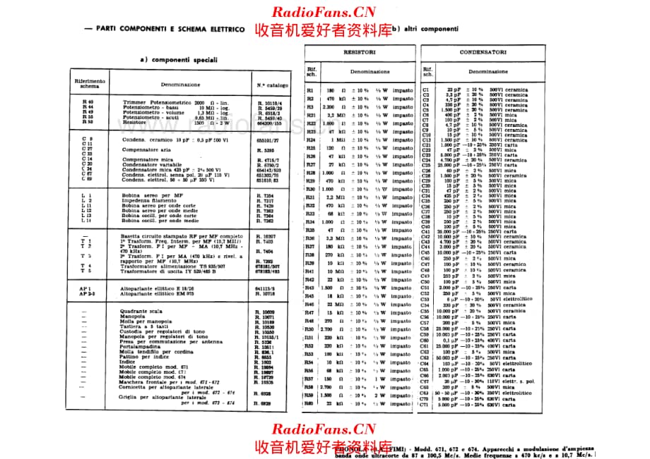 Phonola 671 672 674 components 电路原理图.pdf_第1页