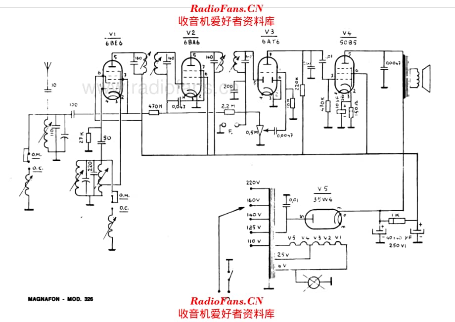 Magnafon 326 电路原理图.pdf_第1页