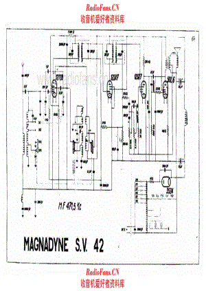 Magnadyne SV42 电路原理图.pdf